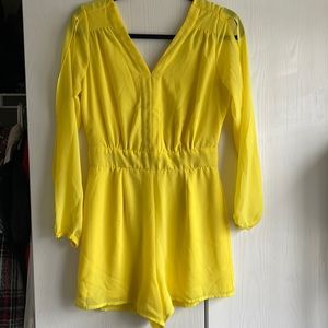 Yellow romper